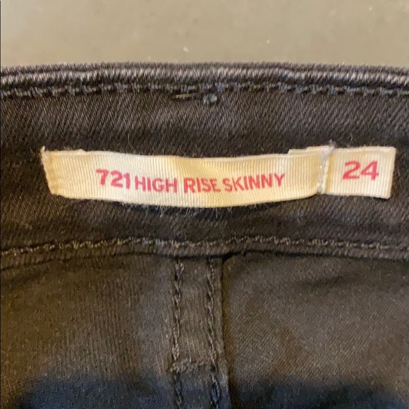 Levis 721 High Rise Skinny Jean - Picture 2 of 3
